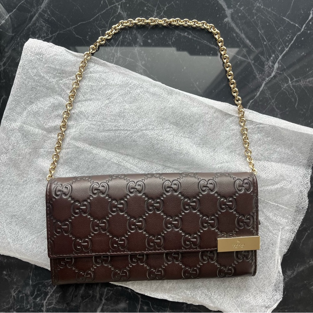 GUCCI wallet chain purse